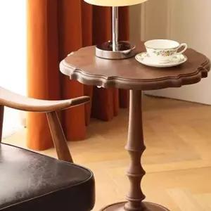 빈티지 원형테이블 고재 탁자 모던 둥근 카페 앤틱