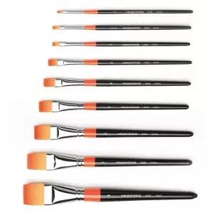 화홍 구성붓 948 1호 평붓 12개입/취미용/학생/선생님/납작붓/채색/미대생/포스터/수채화/물감/교육용/작업