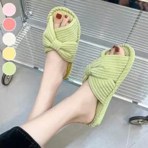 거실화 회사실내화 층간소음방지 폭신한 꼬임 슬리퍼