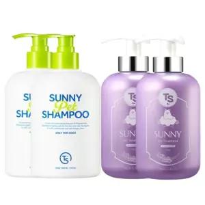 [온누리상품][TS] TS써니애견샴푸 500g 2개+TS써니애견트리트먼트 500g 2개