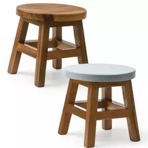나무 스툴 인테리어 사이드 감성 원목 스툴 현관 받침대 소파 간이 침대