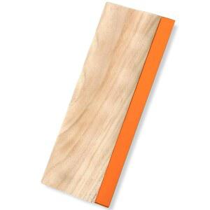 1피스 스크린 인쇄, 그래픽/텍스타일 핸드 앤 머신 인쇄에 적합한 75 듀로미터 고무 블레이드 나무 손잡이 압착