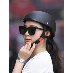 벙거지 반모 헬멧 매트블랙 스쿠터 M 오토바이 클래식 바이크