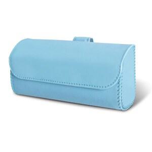 자동차 선바이저용 하브누온 선글라스 홀더, 자동차용 정리함, 마그네틱 가죽 안경 보호 보관 케이스, 차량용 방수 정리함 바이저 액세서리(블루)