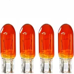 카디비 7444NA 전구 7444 앰버 7443NA T20 오토 브레이크 전구/테일/턴 시그널 옐로우 오렌지 WY21/5W