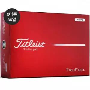 3더즌 36알 타이틀리스트 정품 2026 트루필 TRUFEEL 2피스 화이트 옐로우