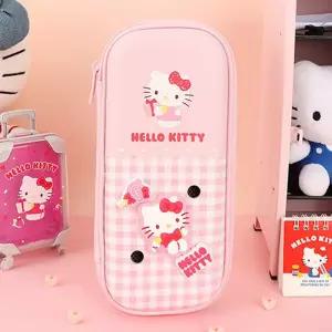 헬로키티 참 플레이 와이드 EVA 파우치 캐릭터 필통 소품 수납 C2-783730