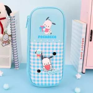 산리오 포차코 참 플레이 와이드 EVA 파우치 다용도 필통 소품 케이스 C2-783747