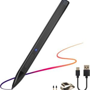 스파시바 슬림 펜 2 서피스 프로 12/11/10/9/8/7/6/5/4/X 북 호환 4096 압력 지우개 및 우클릭 팜 리젝션