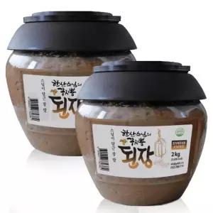 한산스님 꾸지뽕 된장 강원도 고성 꾸지뽕 사찰식 전통 발효 찌개 국 만능 장 양념장 비빔장 된장 4kg