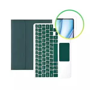 아이패드 878BLJ63 에어11 M2 터치패드 키보드 케이스+액정 보호필름 1매