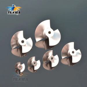 Rc 제트 보트 CNC 17mm/22mm/28mm/36mm/40mm/50mm/52mm/70mm 프로펠러 2 블레이드 스러 스터 용 알루미늄