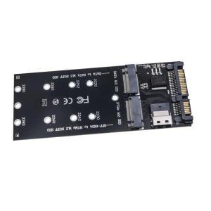 M.2 SATA SSD to + NVME SFF-8654 Converter 22Pin To Expansion Card for PC Desktop Mainboard Adapter