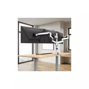 카멜마운트 트리플 벽면 밀착형 상하 거치대 모니터암 CMA2TW 화이트