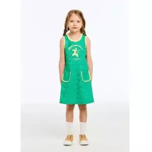[갤러리아] 26S/S 베네통키즈 와플 민소매 원피스 QAOP16631_GN(그린)