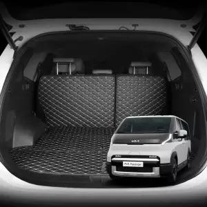 Brov 기아 PV5 퀼팅패턴 트렁크매트 자동차 차박 바닥+등받이 suv 세트