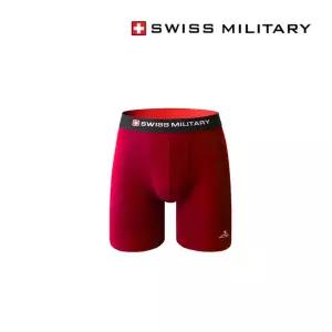 스위스밀리터리 남자팬티 롱 드로즈  속옷/ 레드