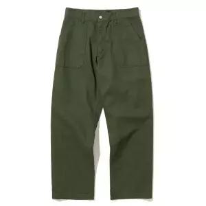 [유니폼브릿지]cotton fatigue pants wide fit khaki