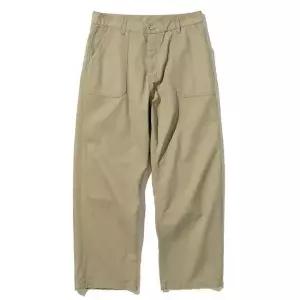 [유니폼브릿지]cotton fatigue pants wide fit beige