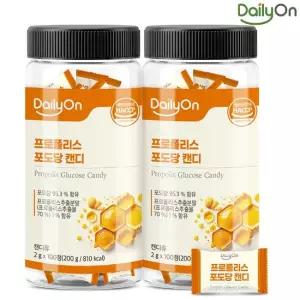 [데일리온] 프로폴리스 포도당 캔디 100정x2개