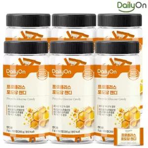 [데일리온] 프로폴리스 포도당 캔디 100정x6개