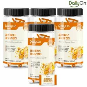 [데일리온] 프로폴리스 포도당 캔디 100정x4개