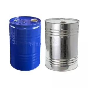 철 뚜껑형 50L 공드럼 기름통 100리터 폐쇄형 드럼통 저장통 휘발유