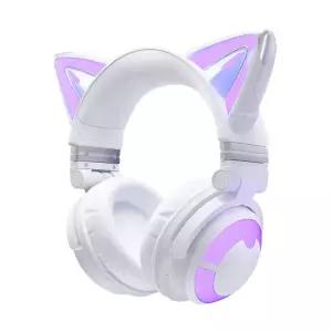 고양이 게이밍 게임용 블루투스 무선 헤드폰 게이밍헤드셋 귀 헤드셋