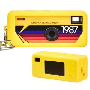 코닥 참에라 키체인 디지털 카메라 블라인드 박스용 실리콘 케이스, 정밀 컷아웃 및 스크래치 방지 기능이 있는 포토 미니 슬리브 - 미포함(노란색)