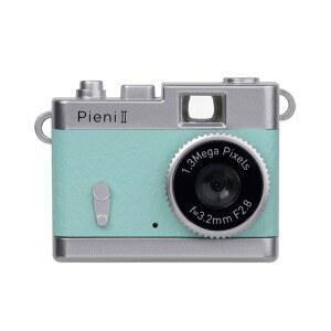 켄코 미니 디지털 장난감 카메라 DSC-PIENII II 민트, 스틸 및 비디오 촬영, 마이크로SD 카드 호환, 넥 스트랩 포함, 440780