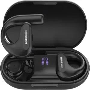 오버 이어 헤드폰 공기 전도 60시간 재생 시간 4 마이크 통화 소음 감소 IPX5 오픈 이어버드 무선 블루투스