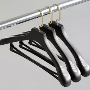 어깨 뿔 방지 옷걸이 와이드 논슬립 코트 정장 옷걸이 셔츠 견고 보관 슬라이딩 드레스 바지