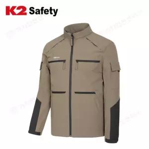 점퍼 K2 safety JK-A6102 춘하자켓 사방스판 활동성 메쉬 통기성 바디캠포켓 작업복 워크웨어