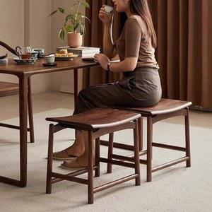 등받이없는 식탁의자 원목 현관 원목벤치 백색 페인트X 장의자 샌딩리스 식탁