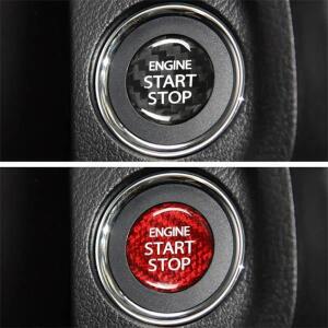 스즈키 그랜드 비타라 치유 펭유 카이저 시 유투 스피디 날개 스페셜 카 스타트 버튼 스티커 카본 파이버