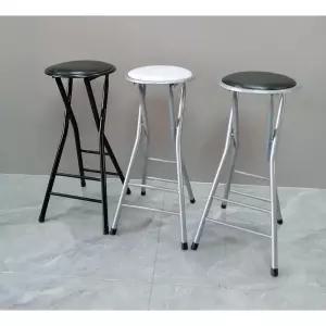 식탁 접이식 체어 홈바 높은의자 바의자 철제 의자