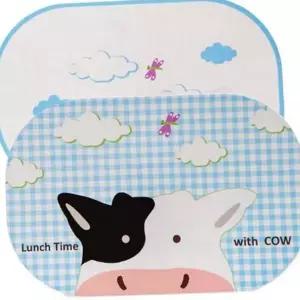 아동 식탁 매트 유아 식탁 매트 소캐릭터 젖소 폴리프로필렌 양면