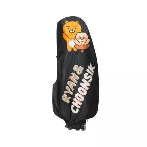 [카카오프렌즈골프](신세계 사우스시티)라이언 춘식이 항공커버(블랙)-라춘