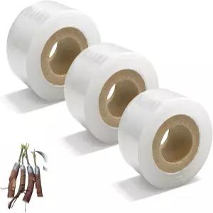 접목 테이프 3팩 - 과일 나무 꽃 식물 정원 줄기 고정 및 지원을 위한 신축성 자가 접착 필름 새싹 묘목