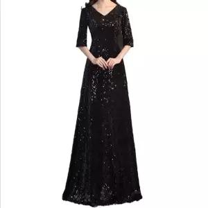 이브닝드레스 연주복 블랙드레스 시상식 드레스 무도회 원피스 파티