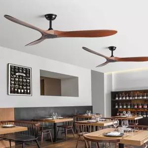 업소용 저소음 우드 거실 천장형선풍기 가정용 대형 천장선풍기 조명 천정선풍기 실링팬