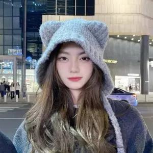 코디 니트 방한모자 아이템 모자 꼬깔 패션모자 커플