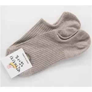 여자 향기 덧신 기본 골지 데일리 삭스 브랑누색