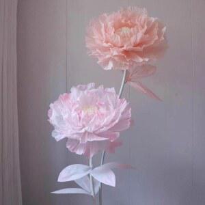 점보 작약 모조 꽃 대형 왕홍 꽃 아웃도어 핑크 동리꽃 예술 미진 쇼윈도 장식 장식품 워터프루프