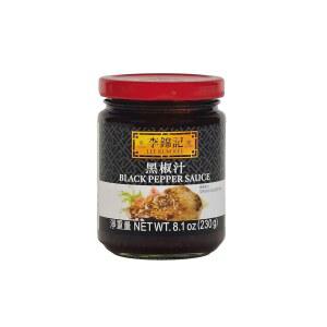 리금기 블랙 페퍼 소스(8.1온스 - 1팩), 즉석 소스, 볶음, 찜 요리, 그레이비, 마리네이드, 면, 스테이크 소스에 적합합니다