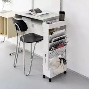 책꽂이선반 은플 북 트롤리 카트 이동식책꽂이 선반 책장 트레일