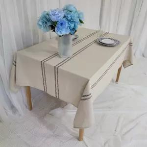 린넨식탁보 린넨테이블보 사각탁자보 대형 집 홈 카페 4인 6인용 주방 부엌