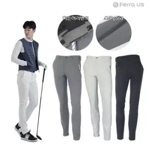 골프웨어 TC 페라어스 남성 골프 스판 블럭 기모 바지