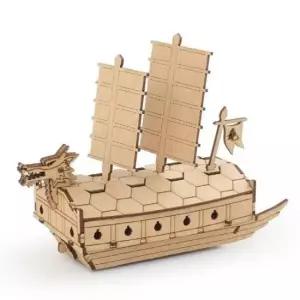 요비월드 조립 풀백 거북선 DIY 나무 목재