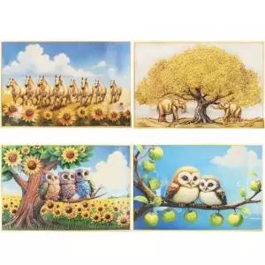 돈나무 풍수 그림 액자 4종 60cmx40cm